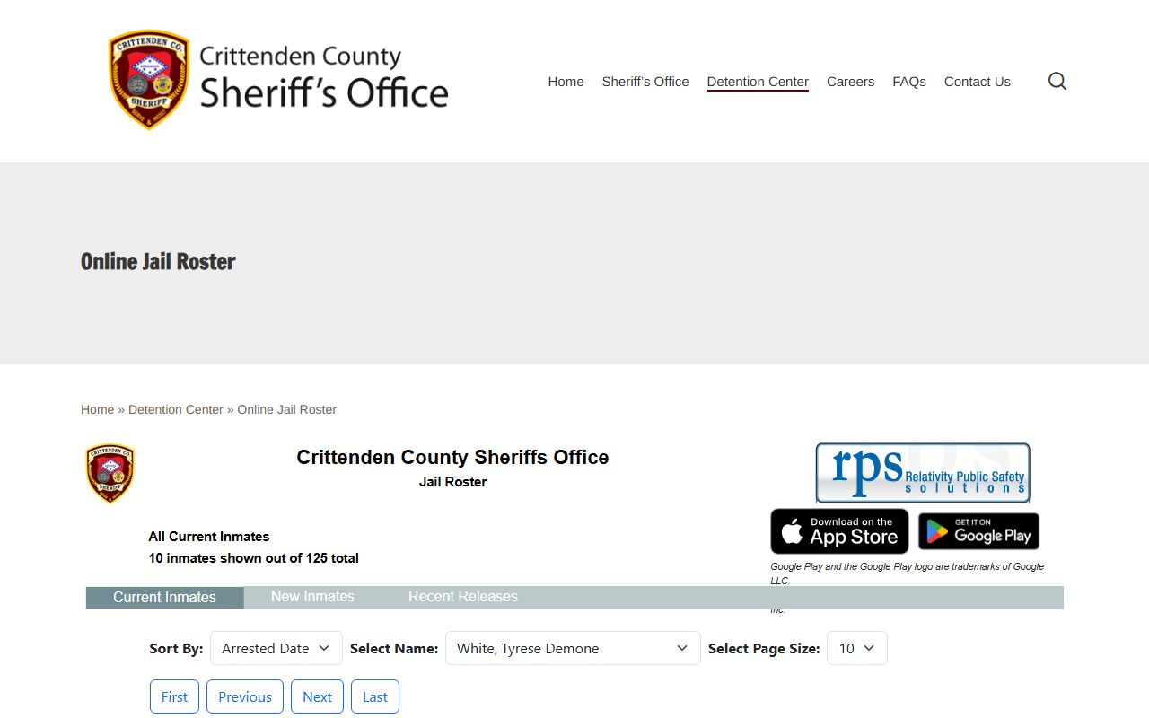 Crittenden County Busted Mugshots Crittenden County Jail Roster