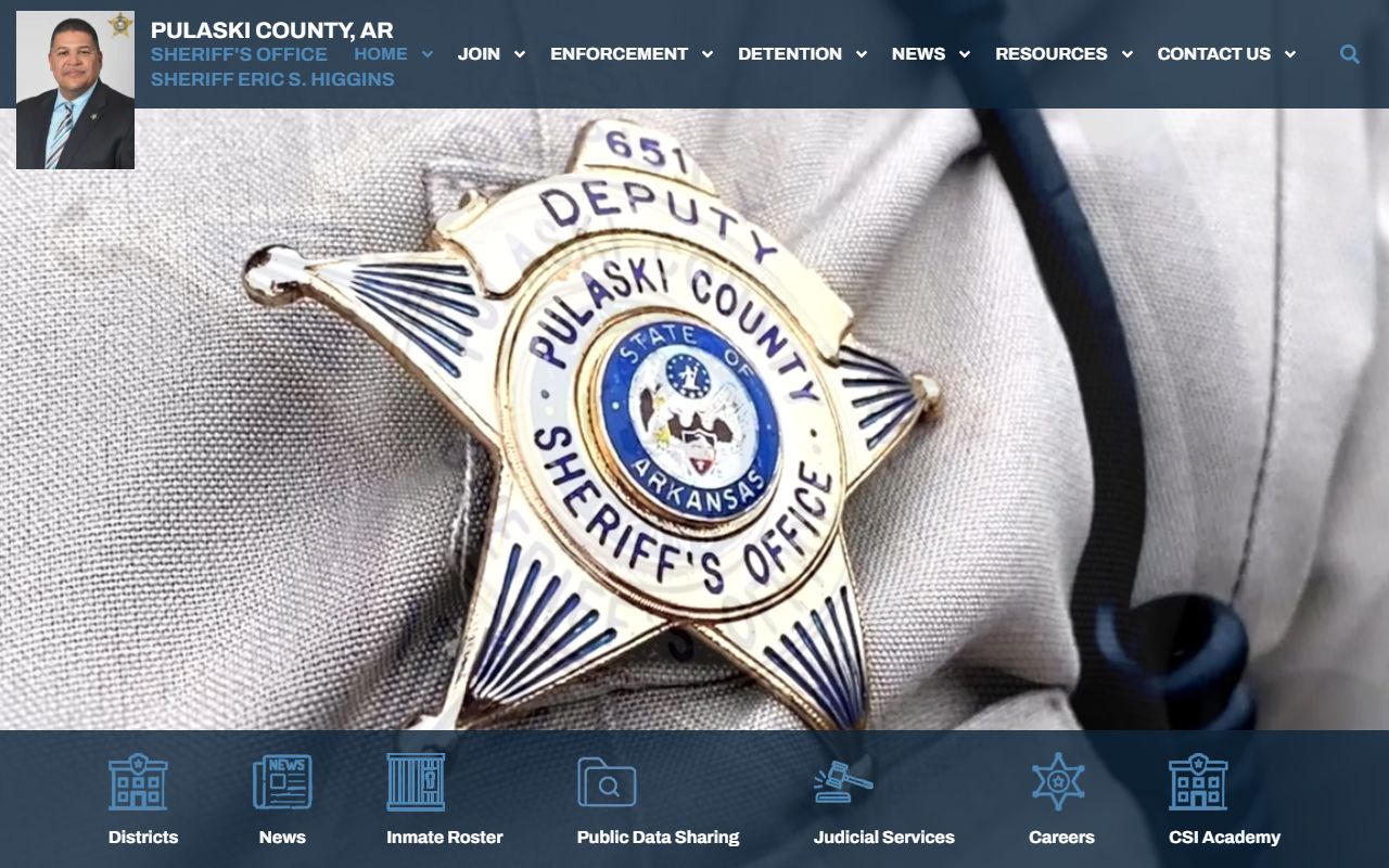Pulaski County Busted Mugshots sheriff's office site